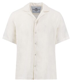 Fynch-Hatton Uni Color Premium Linen Shirt White