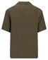Fynch-Hatton Uni Color Premium Linnen Overhemd Donker Khaki