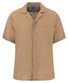 Fynch-Hatton Uni Color Premium Linnen Overhemd Elephant Grey