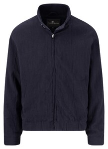 Fynch-Hatton Uni Color Seersucker Blouson Dark Navy