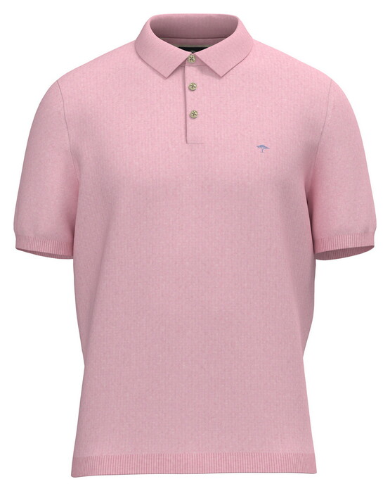 Fynch-Hatton Uni Color Shortsleeve Air Cotton Polo Magnolia