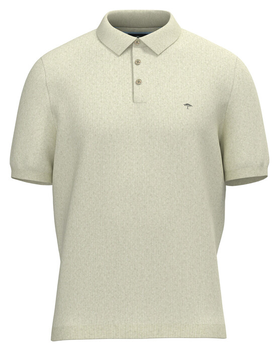 Fynch-Hatton Uni Color Shortsleeve Air Cotton Polo New Off White