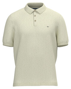 Fynch-Hatton Uni Color Shortsleeve Air Cotton Poloshirt New Off White