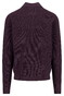 Fynch-Hatton Uni Color Structure Troyer Zip Trui Aubergine
