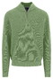 Fynch-Hatton Uni Color Structure Troyer Zip Trui Avocado