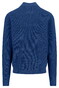 Fynch-Hatton Uni Color Structure Troyer Zip Trui Harbor Blue