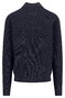 Fynch-Hatton Uni Color Structure Troyer Zip Trui Navy