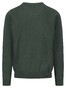 Fynch-Hatton Uni Color Superfine Cotton V-Neck Trui Dark Ivy