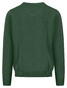 Fynch-Hatton Uni Color Superfine Cotton V-Neck Trui Dark Leaf