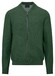 Fynch-Hatton Uni Color Supersoft Cotton College Collar Vest Dark Leaf