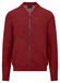 Fynch-Hatton Uni Color Supersoft Cotton College Collar Vest Garnet Red