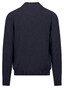Fynch-Hatton Uni Color Supersoft Cotton College Collar Vest Navy