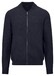 Fynch-Hatton Uni Color Supersoft Cotton College Collar Vest Navy