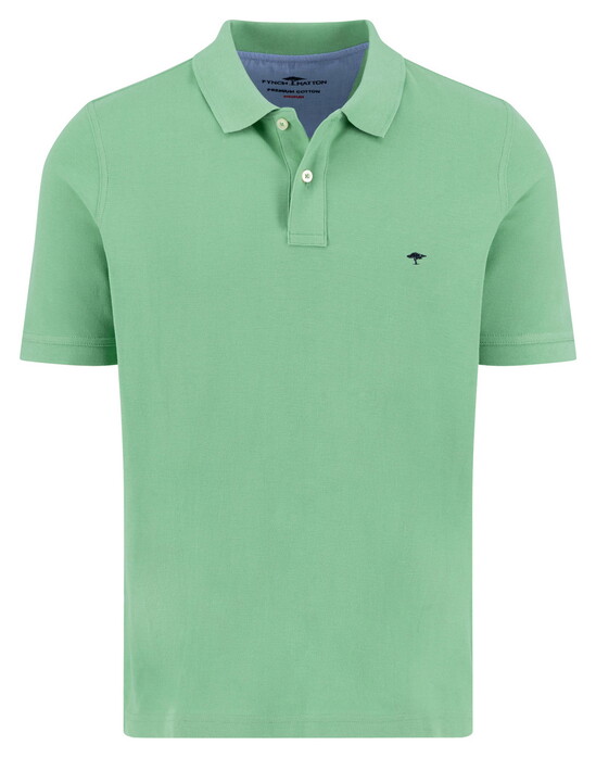 Fynch-Hatton Uni Color Supima Cotton Polo Turf Green