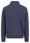 Fynch-Hatton Uni Color Sweat Troyer Zip Trui Navy