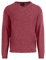 Fynch-Hatton Uni Color V-Neck Air Cotton CmiA Trui Berry