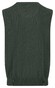 Fynch-Hatton Uni Color V-Neck Slipover Superfine Cotton Slip-Over Dark Ivy
