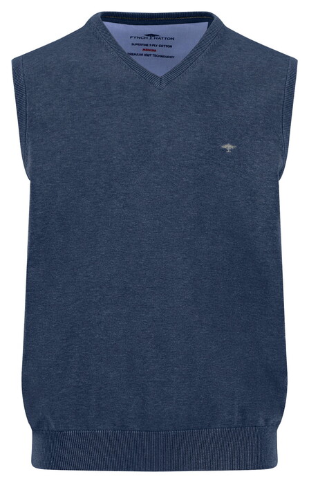 Fynch-Hatton Uni Color V-Neck Superfine Cotton Slip-Over Night