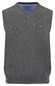 Fynch-Hatton Uni Color V-Neck Superfine Cotton Slip-Over Steel