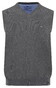 Fynch-Hatton Uni Color V-Neck Superfine Cotton Slip-Over Steel