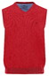 Fynch-Hatton Uni Color V-Neck Superfine Cotton Slip-Over Tomato