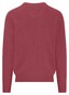 Fynch-Hatton Uni Color V-Neck Superfine Cotton Trui Berry