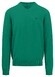 Fynch-Hatton Uni Color V-Neck Superfine Cotton Trui Grasgroen
