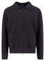 Fynch-Hatton Uni Color Warm Boiled Wool Vest Charcoal