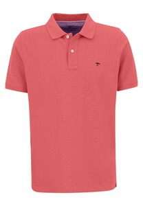 Fynch-Hatton Uni Cotton Polo Soft Supima Cotton Piqué Flamingo