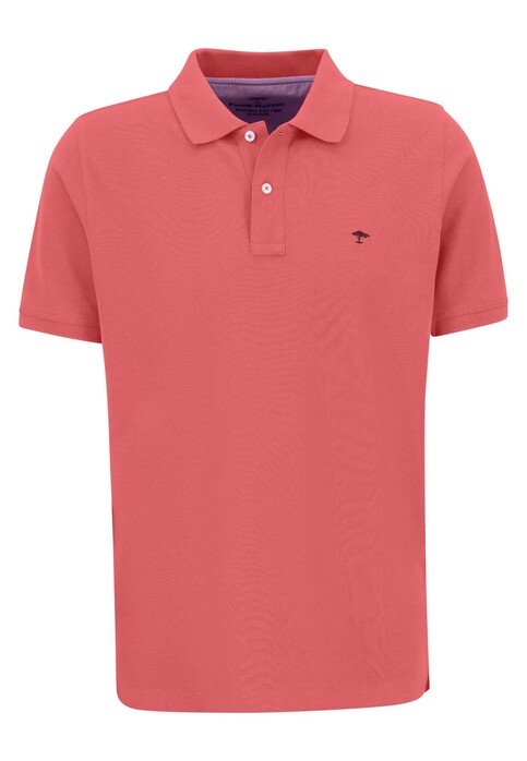 Fynch-Hatton Uni Cotton Polo Soft Supima Cotton Piqué Flamingo