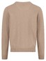 Fynch-Hatton Uni Katoen V-Hals Trui Light Taupe