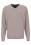 Fynch-Hatton Uni Katoen V-Hals Trui Pale Berry