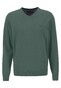 Fynch-Hatton Uni Katoen V-Hals Trui Sage Green