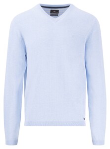 Fynch-Hatton V-Neck Air Cotton Trui Summer Breeze