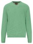 Fynch-Hatton V-Neck Air Cotton Trui Turf Green