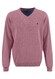 Fynch-Hatton V-Neck Fine Knit Cotton Trui Lila