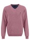 Fynch-Hatton V-Neck Fine Knit Cotton Trui Lila
