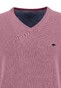 Fynch-Hatton V-Neck Fine Knit Cotton Trui Lila