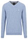 Fynch-Hatton V-Neck Merino Cashmere Trui Air Blue