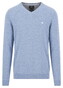 Fynch-Hatton V-Neck Merino Cashmere Trui Air Blue