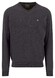Fynch-Hatton V-Neck Merino Cashmere Trui Charcoal
