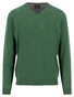 Fynch-Hatton V-Neck Merino Cashmere Trui Dark Leaf