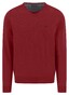 Fynch-Hatton V-Neck Merino Cashmere Trui Garnet Red