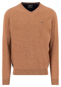 Fynch-Hatton V-Neck Merino Cashmere Trui Hazel