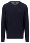 Fynch-Hatton V-Neck Merino Cashmere Trui Navy