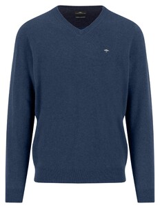 Fynch-Hatton V-Neck Merino Cashmere Trui Night