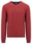 Fynch-Hatton V-Neck Merino Cashmere Trui Ruby Red