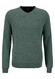 Fynch-Hatton V-Neck Merino Cashmere Trui Sage Green