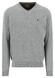 Fynch-Hatton V-Neck Merino Cashmere Trui Silver