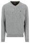 Fynch-Hatton V-Neck Merino Cashmere Trui Silver